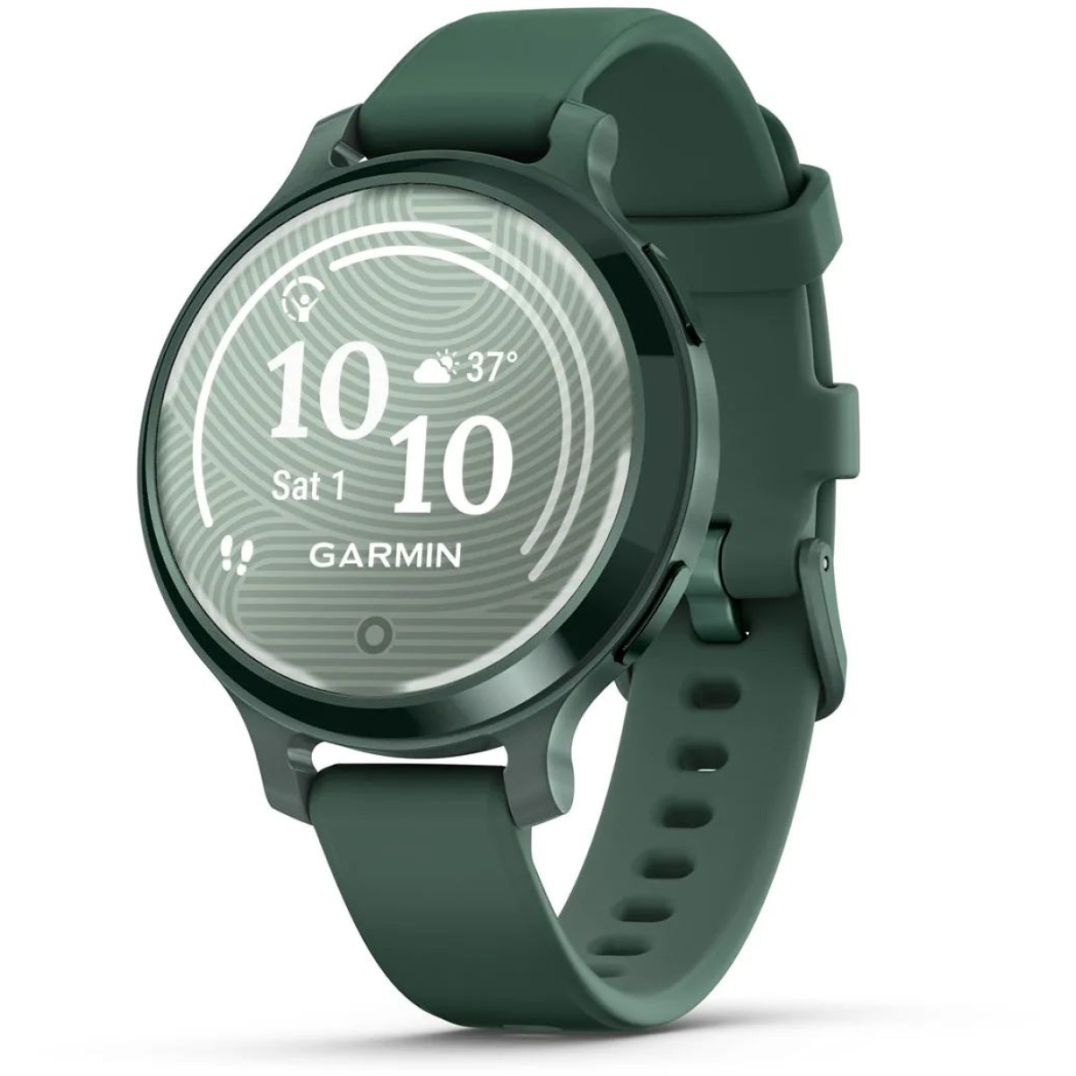 Garmin 010-02891-52 Lily 2 Active 活力版智慧腕錶 (野生綠, 搭配矽膠錶帶)
